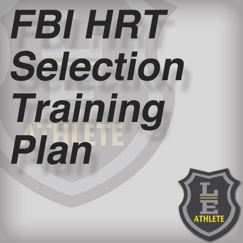 FBI HRT Selection Training Plan