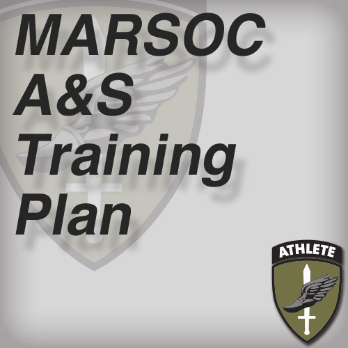 MARSOC A&S Training Plan