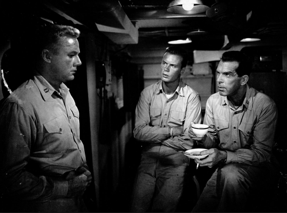Conspiring officers from The Caine Mutiny.